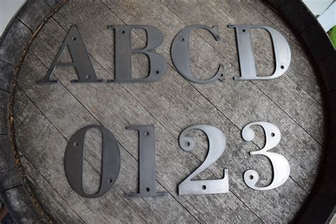 house letters and numbers metal for sale|2 inch metal address letters.